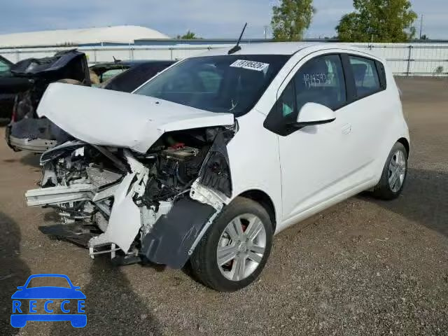 2014 CHEVROLET SPARK 1LT KL8CD6S9XEC512914 image 1