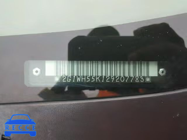 2002 CHEVROLET IMPALA LS 2G1WH55K129207783 image 9