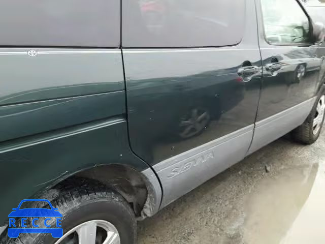 2002 TOYOTA SIENNA LE/ 4T3ZF13C52U431479 зображення 9