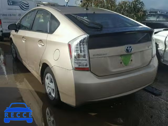 2010 TOYOTA PRIUS JTDKN3DU6A0036513 зображення 2