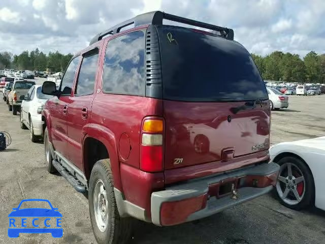 2003 CHEVROLET TAHOE K150 1GNEK13Z43R261929 зображення 2