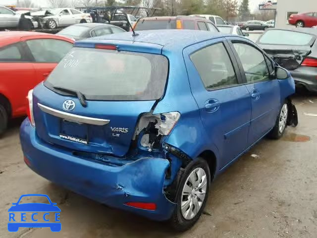 2012 TOYOTA YARIS JTDKTUD32CD538840 Bild 3