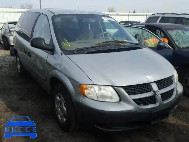 2003 DODGE CARAVAN SE 1D4GP25303B138948 image 0