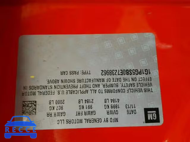 2014 CHEVROLET CRUZE LTZ 1G1PG5SB0E7238962 image 9