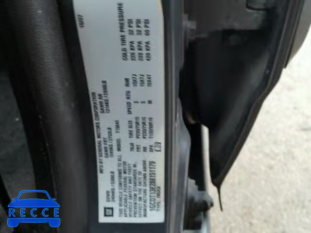 2008 CHEVROLET COLORADO 1GCDT13E288151179 image 9