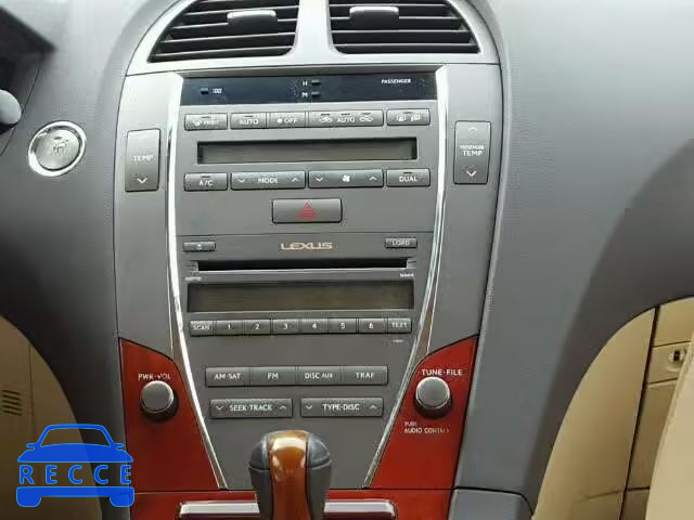 2007 LEXUS ES 350 JTHBJ46GX72080812 image 8