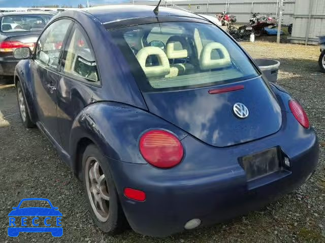 2001 VOLKSWAGEN NEW BEETLE 3VWCC21C91M423907 image 2