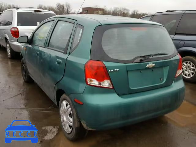 2004 CHEVROLET AVEO KL1TD62644B226291 зображення 2