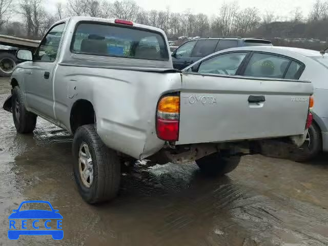 2001 TOYOTA TACOMA 5TENL42N91Z831107 image 2