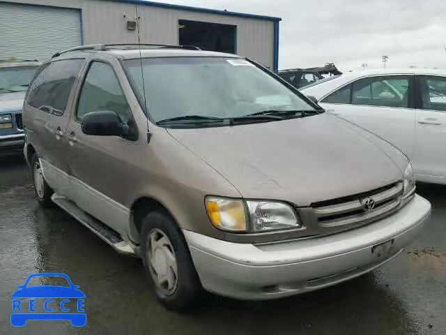 1999 TOYOTA SIENNA LE/ 4T3ZF13C5XU146367 зображення 0