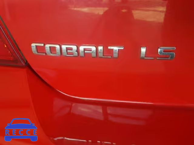 2009 CHEVROLET COBALT LS 1G1AS58HX97166495 image 8
