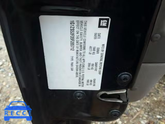 2005 CHEVROLET MALIBU 1G1ZS52F35F285712 image 9