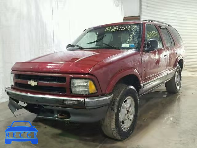 1997 CHEVROLET BLAZER 1GNDT13W7VK157249 зображення 1