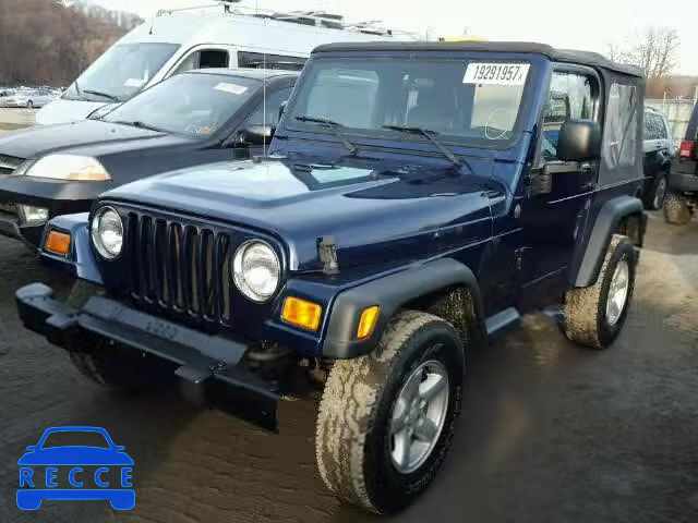 2004 JEEP WRANGLER S 1J4FA29174P739906 image 1