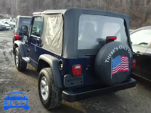 2004 JEEP WRANGLER S 1J4FA29174P739906 image 2