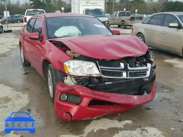 2013 DODGE AVENGER SX 1C3CDZCB5DN661541 зображення 0