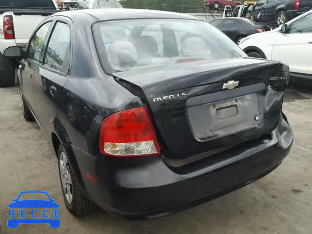 2005 CHEVROLET AVEO/LS KL1TD52625B439574 image 2