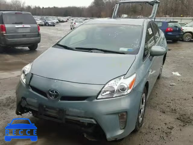 2013 TOYOTA PRIUS JTDKN3DU6D1717883 зображення 1