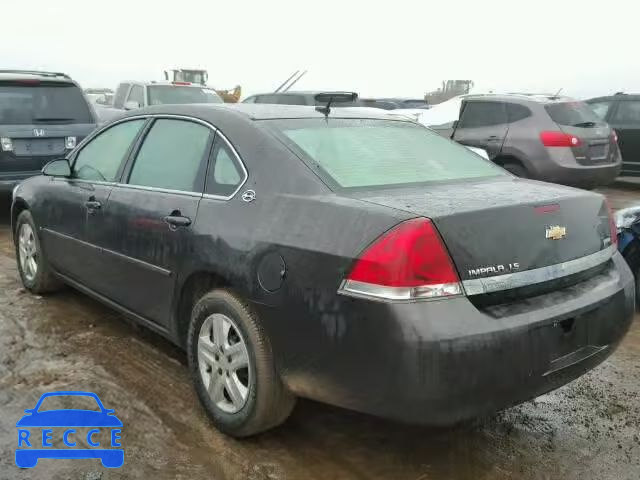 2008 CHEVROLET IMPALA LS 2G1WB58KX89176958 зображення 2