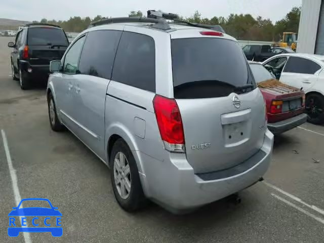 2004 NISSAN QUEST S/SE 5N1BV28U64N353635 image 2