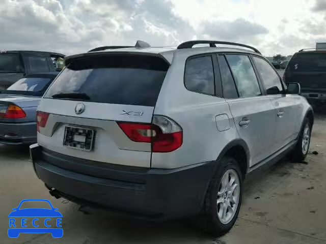 2004 BMW X3 2.5 WBXPA73424WB27778 зображення 3