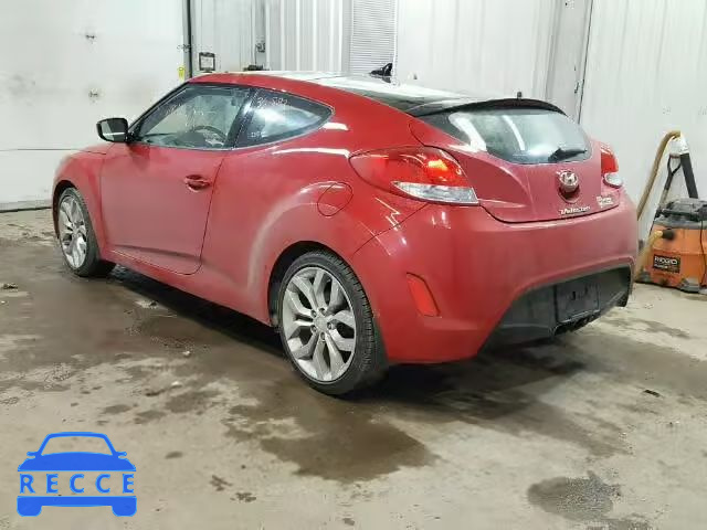 2013 HYUNDAI VELOSTER KMHTC6AD2DU095129 image 2