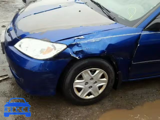 2004 HONDA CIVIC DX V 2HGES16384H635879 зображення 9