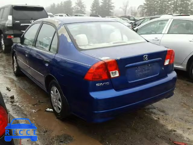 2004 HONDA CIVIC DX V 2HGES16384H635879 зображення 2