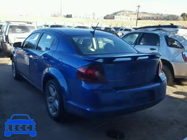 2013 DODGE AVENGER SX 1C3CDZCB5DN586548 зображення 2