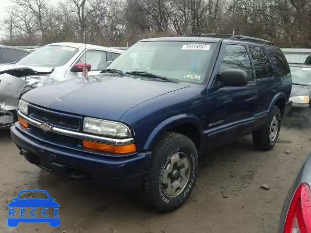 2002 CHEVROLET BLAZER 1GNDT13WX2K141655 Bild 1