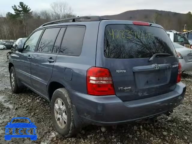 2002 TOYOTA HIGHLANDER JTEHF21A720076351 Bild 2
