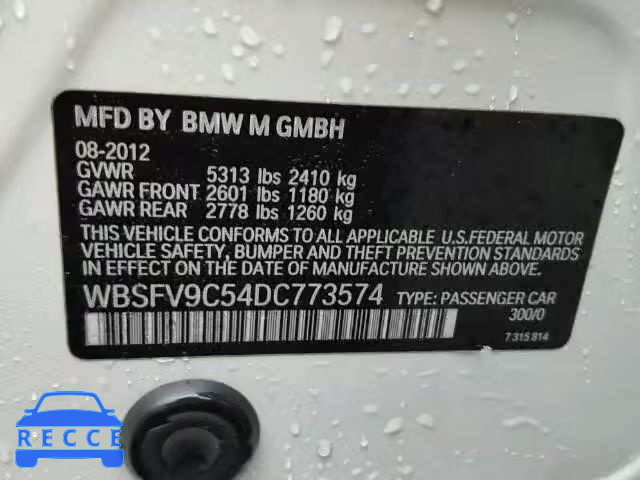 2013 BMW M5 WBSFV9C54DC773574 image 9