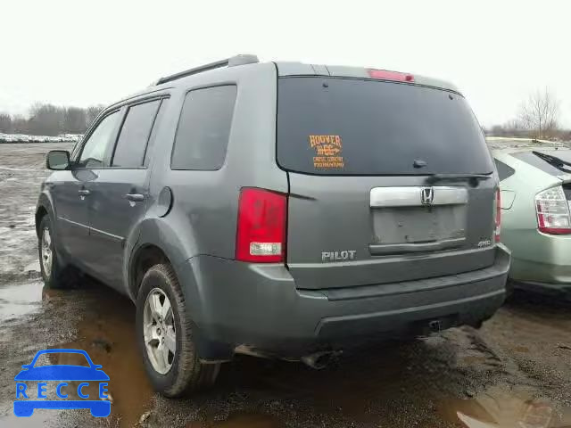 2009 HONDA PILOT EXL 5FNYF48649B016881 image 2