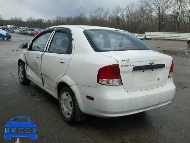 2004 CHEVROLET AVEO LS KL1TJ52654B235407 image 2