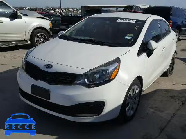 2013 KIA RIO LX KNADM4A33D6144969 зображення 1