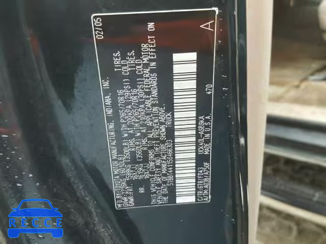 2005 TOYOTA TUNDRA ACC 5TBBT44115S466303 image 9