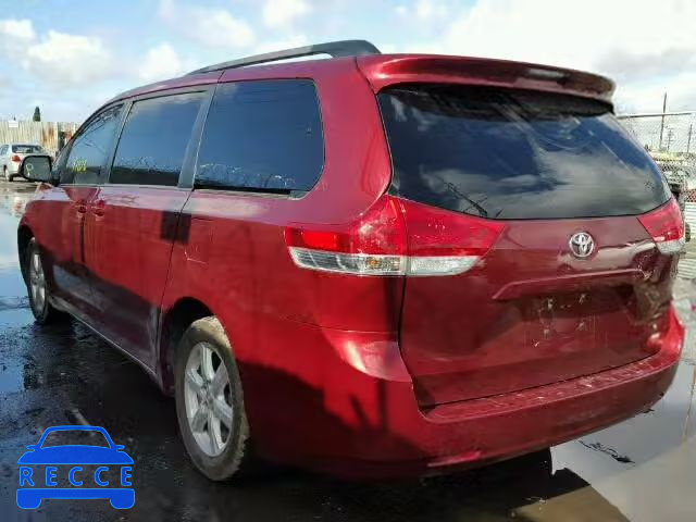 2011 TOYOTA SIENNA LE 5TDKK3DC5BS021676 image 2