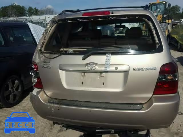 2006 TOYOTA HIGHLANDER JTEDD21A560135875 зображення 9