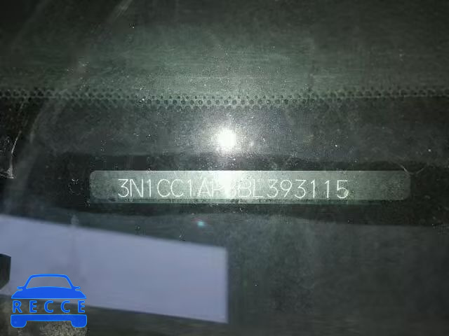 2011 NISSAN VERSA S/SL 3N1CC1AP8BL393115 image 9