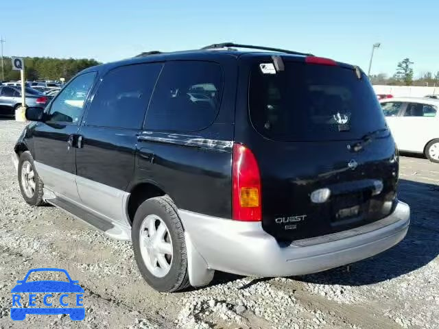 2001 NISSAN QUEST SE 4N2ZN16T81D824738 image 2