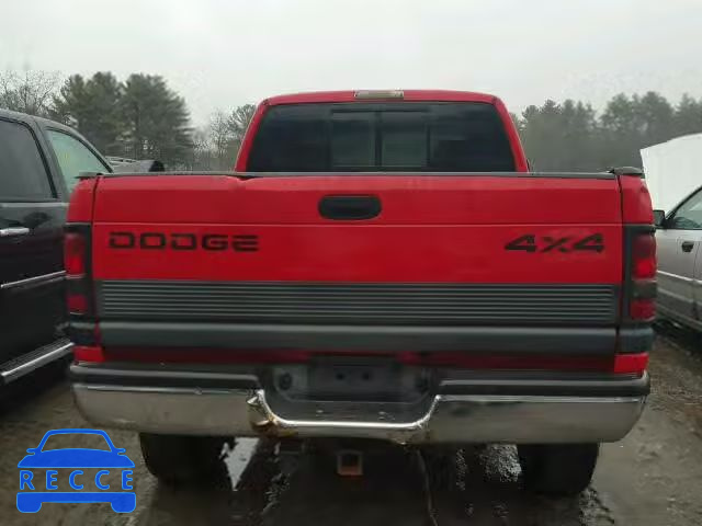 1999 DODGE RAM 2500 Q 1B7KF23W8XJ630453 зображення 9