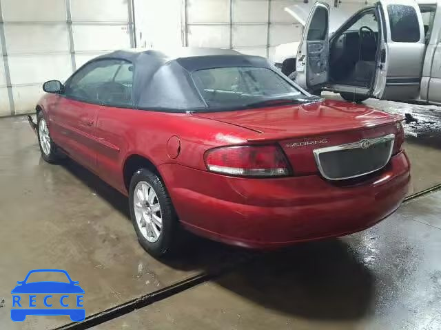 2004 CHRYSLER SEBRING GT 1C3EL75RX4N353209 зображення 2