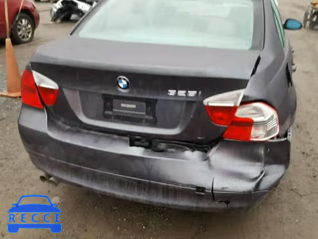 2006 BMW 325I WBAVB13516PT10801 зображення 8