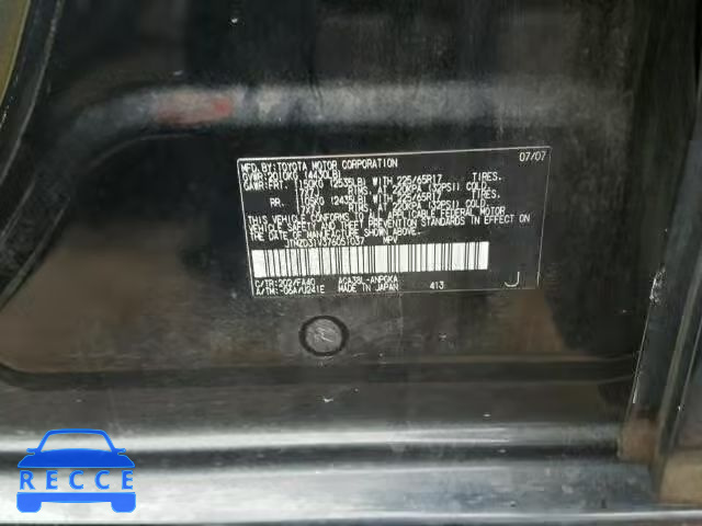 2007 TOYOTA RAV4 LTD JTMZD31V376051037 image 9
