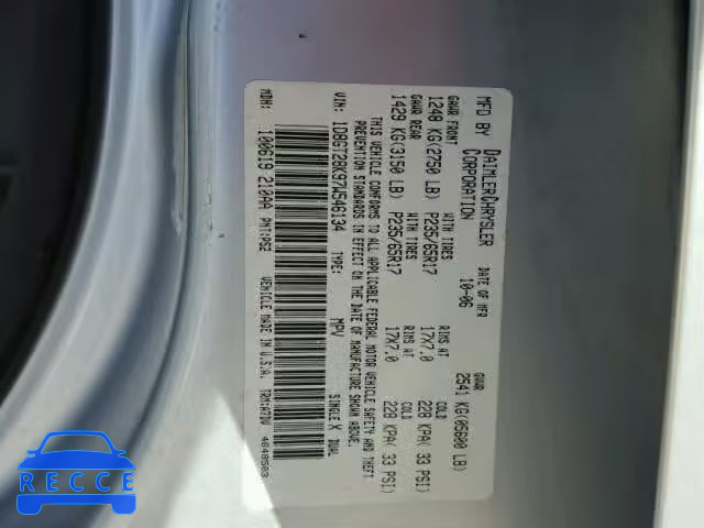 2007 DODGE NITRO SXT 1D8GT28K97W546134 image 9