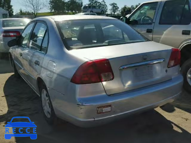 2001 HONDA CIVIC LX 2HGES16581H589015 image 2