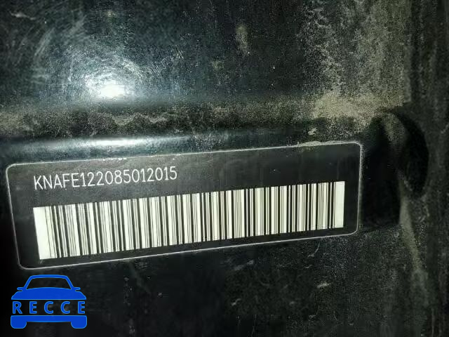 2008 KIA SPECTRA EX KNAFE122085012015 image 9