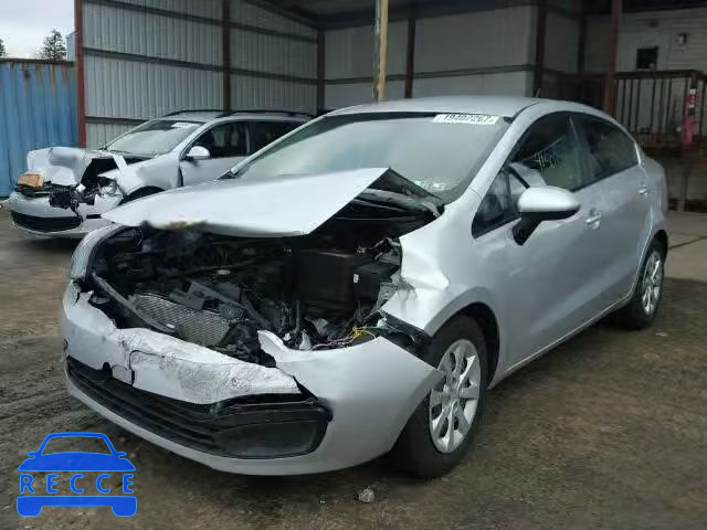 2014 KIA RIO LX KNADM4A32E6384208 image 1