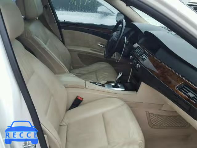 2008 BMW 528I WBANU535X8CT18181 зображення 4