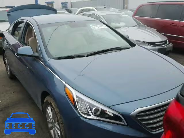 2017 HYUNDAI SONATA SE 5NPE24AF1HH444335 зображення 0